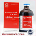 Antibacterial medicine Oxytetracycline Injection 20% L.A for livestock